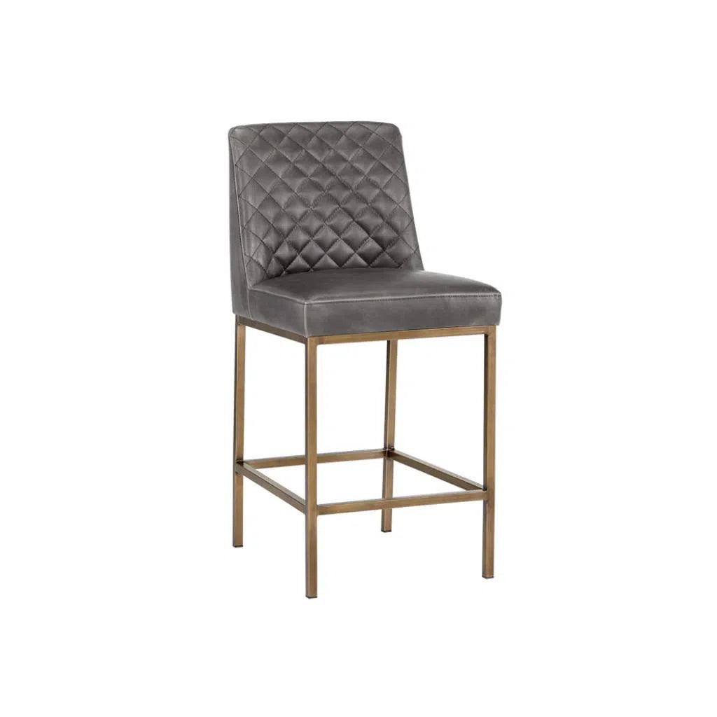 Leighland Leather Classic Counter Stool - LOOMLAN - Counter Stools