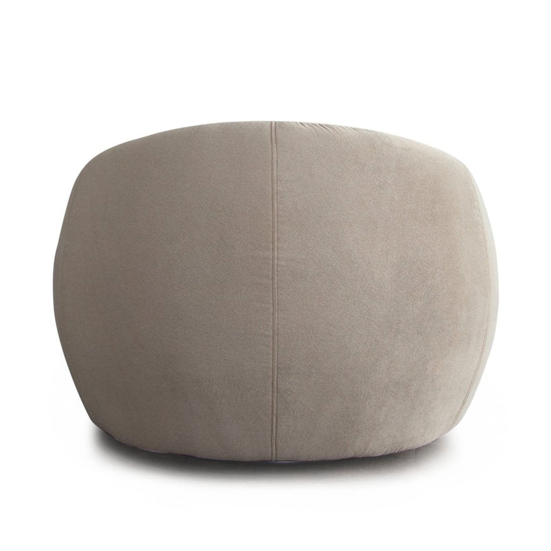 Lena Fawn Fabric Swivel Accent Chair - LOOMLAN - Diamond Sofa - Club Chairs