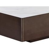 Lenay Coffee Table Marble - Look Top - LOOMLAN - SUNPAN - Coffee Tables