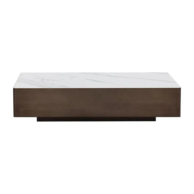 Lenay Coffee Table Marble - Look Top - LOOMLAN - SUNPAN - Coffee Tables
