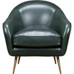 Leo Leather Modern Elegance Chair - LOOMLAN - Club Chairs