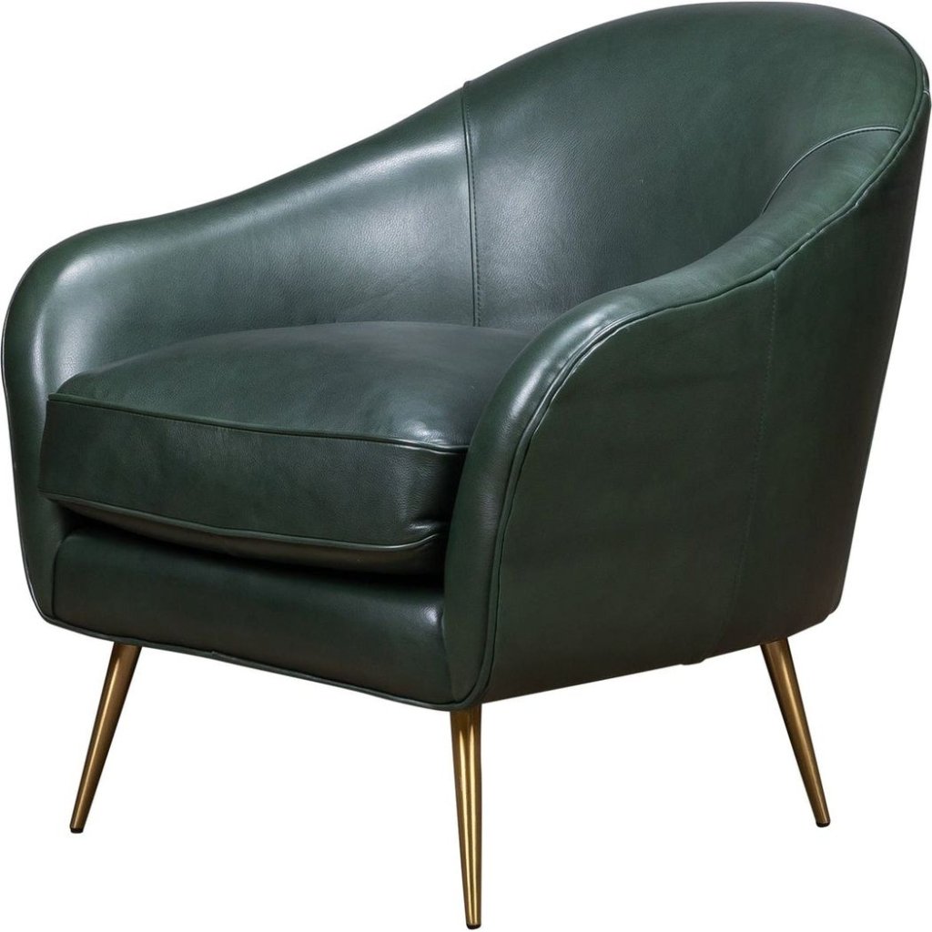 Leo Leather Modern Elegance Chair - LOOMLAN - Club Chairs