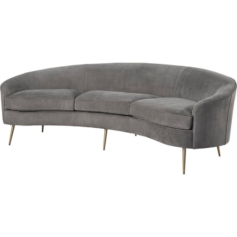 Leo Luxurious Comfort Leather Sofa - LOOMLAN - Olivia + Quinn - Sofas & Loveseats