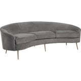 Leo Luxurious Comfort Leather Sofa - LOOMLAN - Olivia + Quinn - Sofas & Loveseats