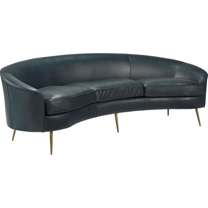 Leo Luxurious Comfort Leather Sofa - LOOMLAN - Olivia + Quinn - Sofas & Loveseats