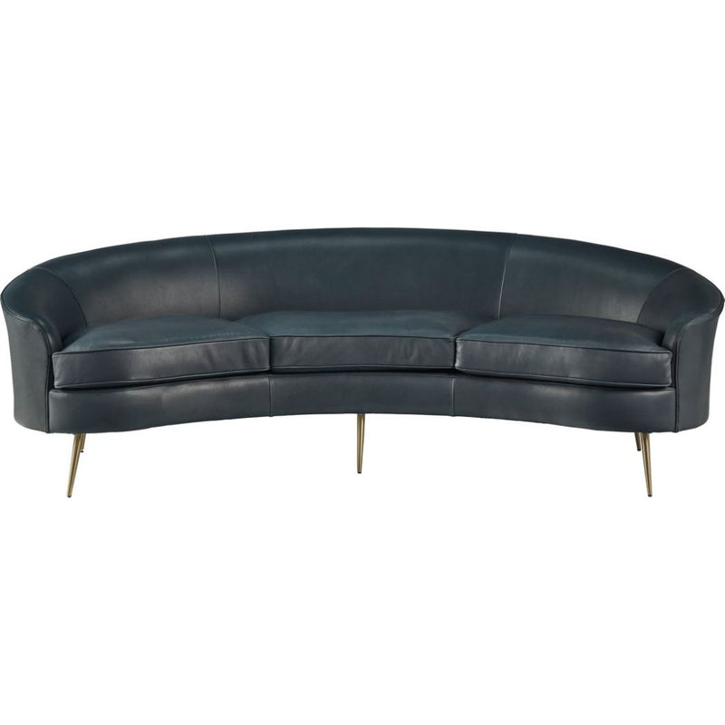 Leo Luxurious Comfort Leather Sofa - LOOMLAN - Olivia + Quinn - Sofas & Loveseats