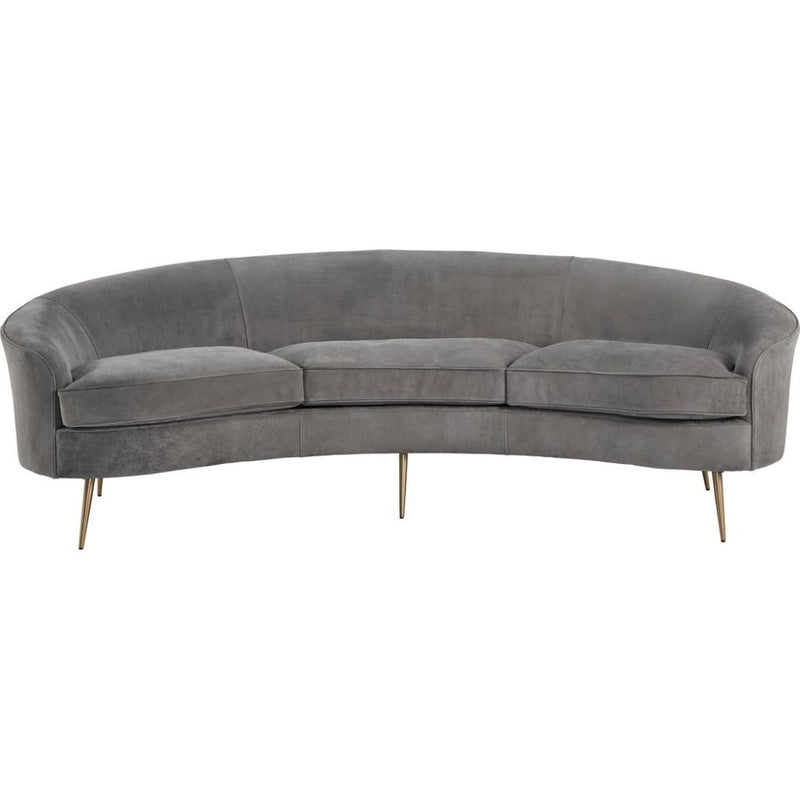 Leo Luxurious Comfort Leather Sofa - LOOMLAN - Olivia + Quinn - Sofas & Loveseats