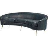 Leo Luxurious Comfort Leather Sofa - LOOMLAN - Olivia + Quinn - Sofas & Loveseats