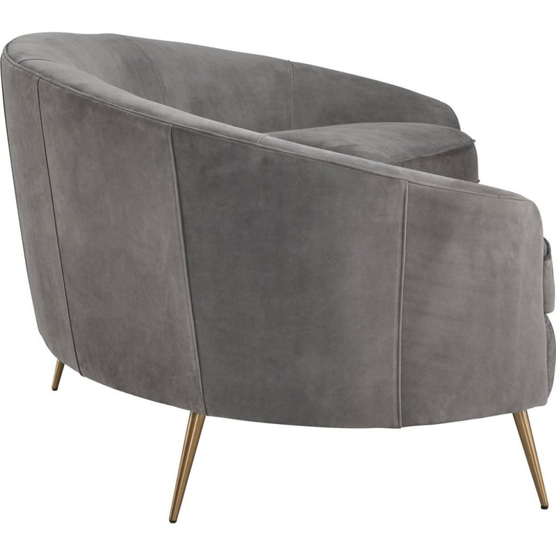 Leo Luxurious Comfort Leather Sofa - LOOMLAN - Olivia + Quinn - Sofas & Loveseats
