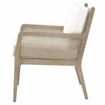 Leone Club Chair LiveSmart White Natural Oak Cane - LOOMLAN - Essentials For Living - Accent Chairs