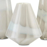 Light Gray White Floating Cloud Vase Set of 3 - LOOMLAN - Currey & Co - Vases & Jars