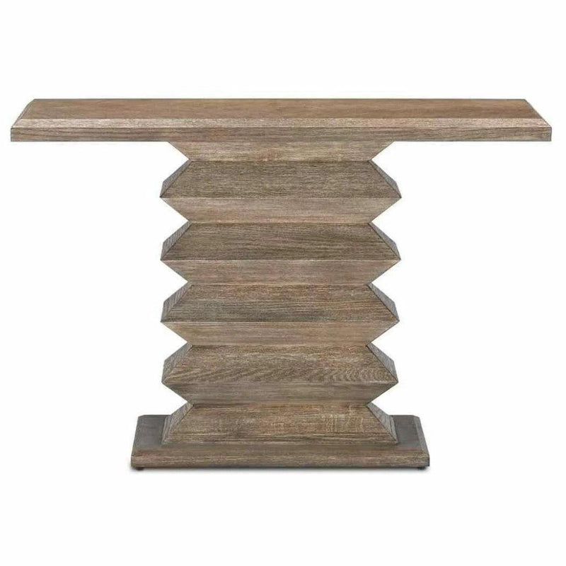 Light Pepper Sayan Pepper Console Table - LOOMLAN - Currey & Co - Console Tables