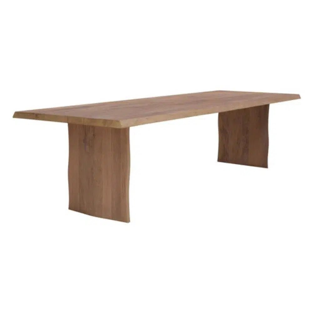 Lilia Live Edge Farmhouse Dining Table Wood Tone - LOOMLAN - Artesia - Dining Tables