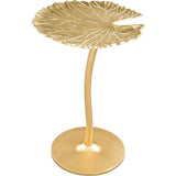 Lily Side Table Gold - LOOMLAN - Zuo Modern - Side Tables