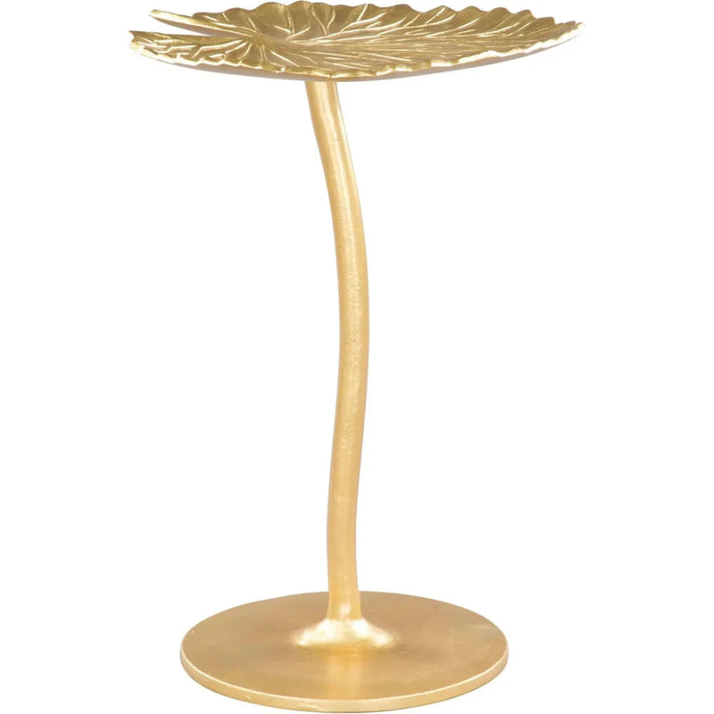 Lily Side Table Gold - LOOMLAN - Zuo Modern - Side Tables