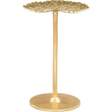 Lily Side Table Gold - LOOMLAN - Zuo Modern - Side Tables