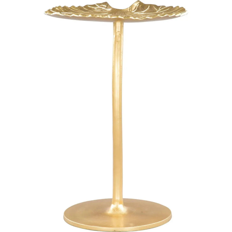 Lily Side Table Gold - LOOMLAN - Zuo Modern - Side Tables