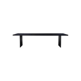 Lily Wooden Black Rectangular Dining Table - LOOMLAN - Artesia - Dining Tables