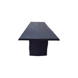 Lily Wooden Black Rectangular Dining Table - LOOMLAN - Artesia - Dining Tables