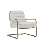 Lincoln Leather Lounge Chair - LOOMLAN - Accent Chairs