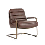 Lincoln Leather Lounge Chair - LOOMLAN - Accent Chairs