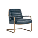 Lincoln Leather Lounge Chair - LOOMLAN - Accent Chairs