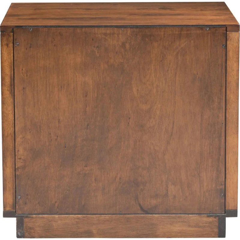 Linea End Table Walnut - LOOMLAN - Zuo Modern - Side Tables