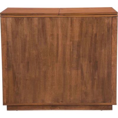 Linea Walnut Bar Cabinet - LOOMLAN - Zuo Modern - Home Bar Cabinets