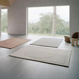 Lineal Poem Beige Wool Area Rug Design - LOOMLAN - Linie Design - Area Rugs