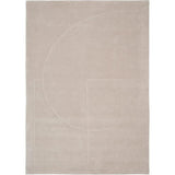 Lineal Poem Beige Wool Area Rug Design - LOOMLAN - Linie Design - Area Rugs