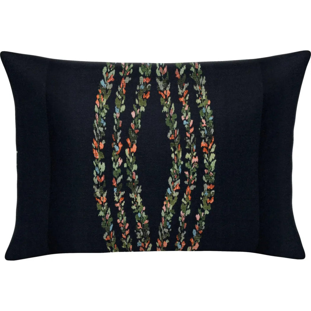 Lismore Midnight Handmade Outdoor Pillow - LOOMLAN - Earnest Collection - Outdoor Pillows