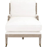 LiveSmart White Performance Chaise Lounge Living Room - LOOMLAN - Essentials For Living - Chaises