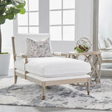 LiveSmart White Performance Chaise Lounge Living Room - LOOMLAN - Essentials For Living - Chaises