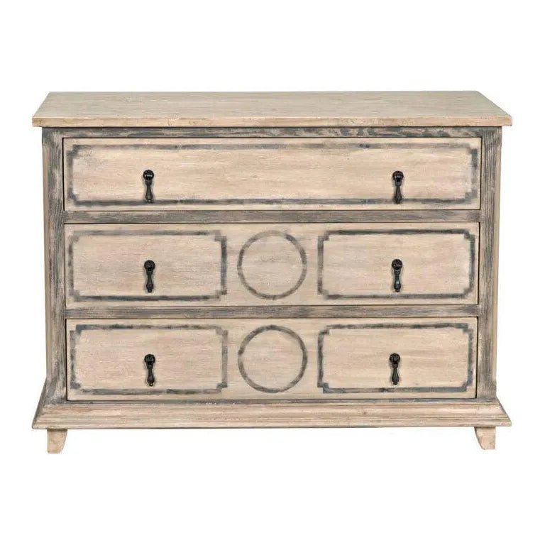 Livingston Durable Wooden 3 Drawers Dresser - LOOMLAN - CFC - Dressers