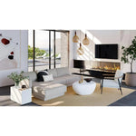 Liza Concrete Outodoor Rectangular Side Table - LOOMLAN - Outdoor Side Tables