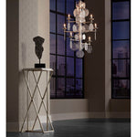 Liza Silver Leaf Vintage Inspired Chandelier - LOOMLAN - Wildwood - Chandeliers