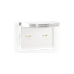 London Rounded Edge Clear Acrylic Wall Bracket - LOOMLAN - Chelsea House - Wall Shelves & Ledgers