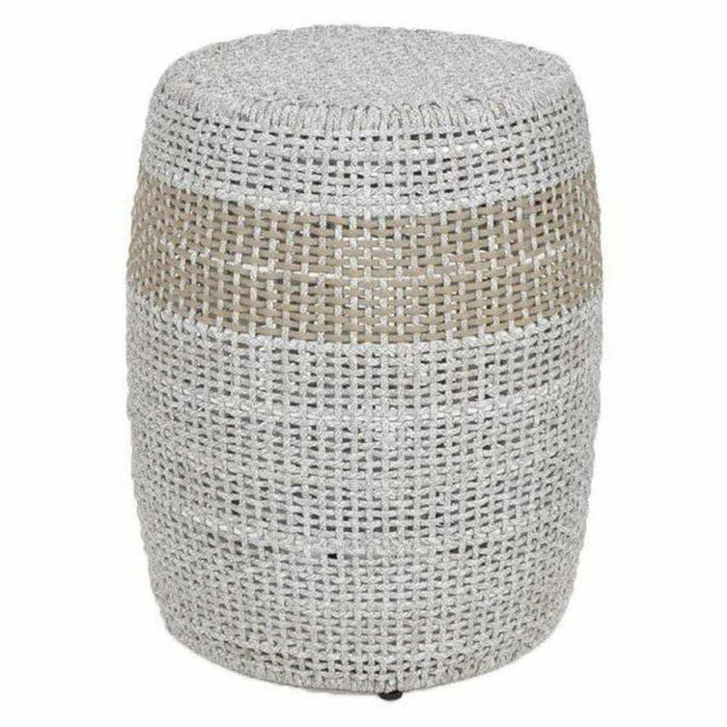 Loom Accent Table Taupe Rope - LOOMLAN - Essentials For Living - Garden Stools