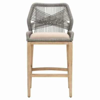 Loom Barstool Platinum Rope - LOOMLAN - Essentials For Living - Bar Stools