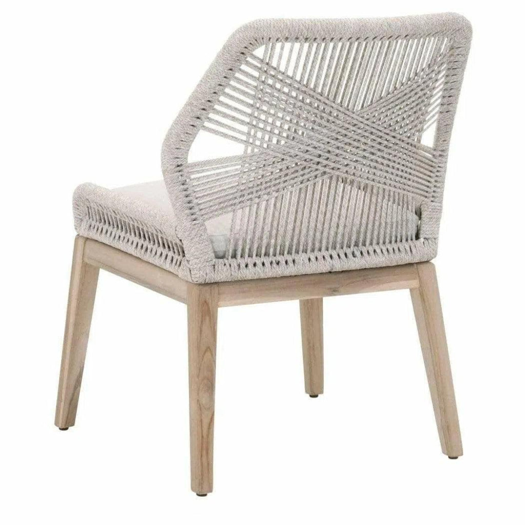 Loom Outdoor Rope Dining Chair 2PC Rope - LOOMLAN - Essentials For Living - Outdoor Dining Chairs