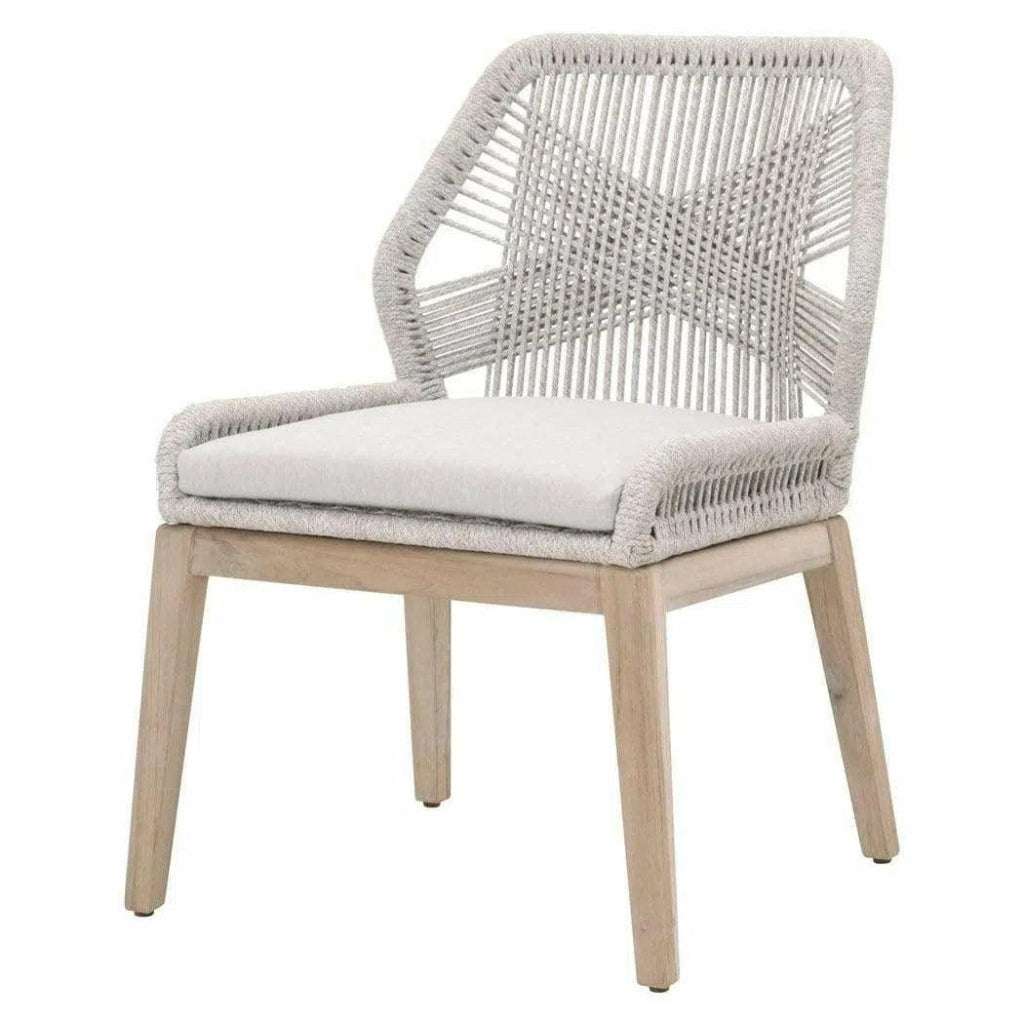 Loom Outdoor Rope Dining Chair 2PC Rope - LOOMLAN - Essentials For Living - Outdoor Dining Chairs