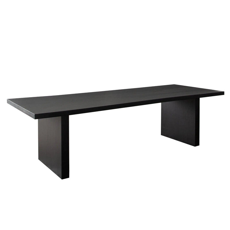 110" Sonoma Wood Black Rectangular Dining Table Dining Tables LOOMLAN By Diamond Sofa