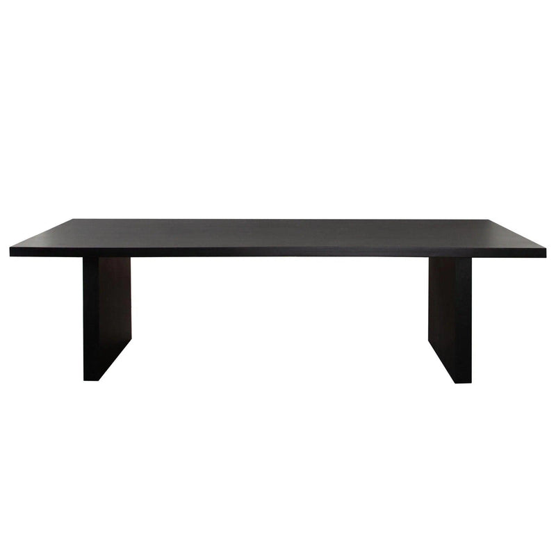 110" Sonoma Wood Black Rectangular Dining Table Dining Tables LOOMLAN By Diamond Sofa