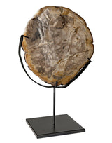 12" Wood Fossil with Stand Sculpture Statues & Sculptures LOOMLAN By Noir