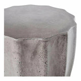 15.5 Inch Outdoor Stool Grey Contemporary Outdoor Stools LOOMLAN By Moe's Home