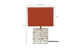 17 Inch Square Table Lamp Multicolor Retro Table Lamps LOOMLAN By Moe's Home