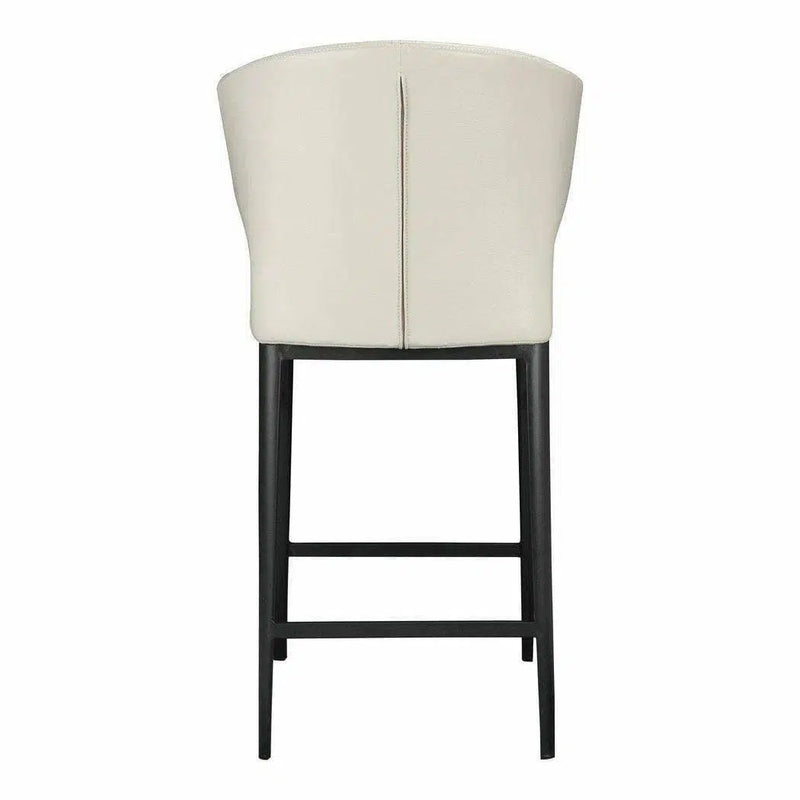 20.5 Inch Counter Stool Beige Contemporary Counter Stools LOOMLAN By Moe's Home