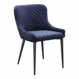 Etta Contemporary Polyester Armless Dining Chair