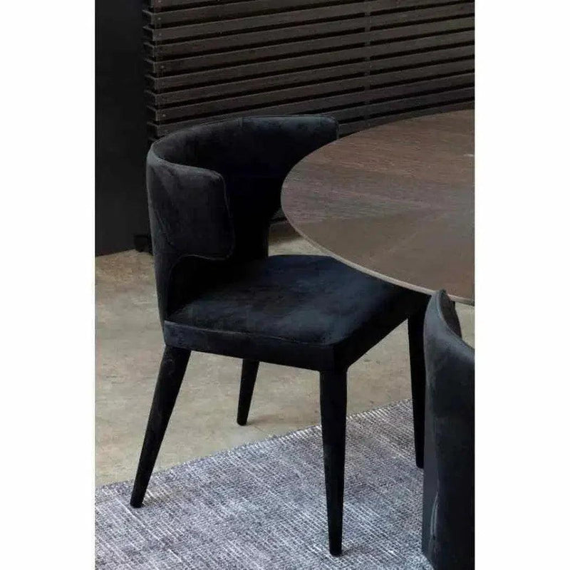 Jennaya Polyester Upholstered Art Deco Dining Chair