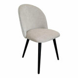 Clarissa Polyester Upholstered Armless Dining Chair (Set Of 2)